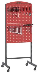 Teng Tools On Panel Rack Set TPT01 Portable Work Station With Tools
A Single Sided Portable Work Station (Tpm01) Supplied With Tools
Includes Four Wall Rack Sets Covering Screwdrivers, Pliers, Spanners And T Handle Hex Keys
The Ideal Movable Tool Station For Use Around The Work Place