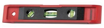 Teng Torpedo Level 230 P Slt02 SLT02 Magnetic Aluminium "Torpedo" Spirit Level
3 Magnets On The Underside Help Fix The Level To Ferrous Work Pieces
One Horizontal, One Vertical And One 45° Angled Vials
Crush Proof, Durable Vials With High Transparency For Easy Reading
Highly Resistant To Ultra Violet Light And Fluctuations In Temperature
Shock Absorbent End Protectors To Reduce The Risk Of Damage
Temperature Proof Vial Mountings To Reduce The Risk Of Distortion