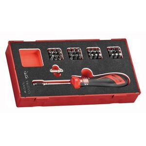 Teng Torque Screwdriver Set 38 Pieces TEASD38 1-5 Nm Torque Screwdriver With Accessories
Supplied In The Unique Tengtools Single Tc Tray
Tools Are Held In Place Using Three Colour Pre-Cut Eva Foam Clearly Showing Where Each Tool Belongs