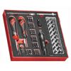 Teng Torque Screwdriver Set 95 Pieces TEDSD14 1-5 Nm Torque Screwdriver With Accessories
Ratcheting Bits Driver Set Included
Supplied In The Unique Tengtools Double Width Tc Tray
Tools Are Held In Place Using Three Colour Pre-Cut Eva Foam Clearly Showing Where Each Tool Belongs
