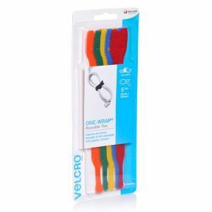 Velcro One-Wrap Cable Tie Rainbow 25Mm X 200Mm [5] Pk VEL25565 0