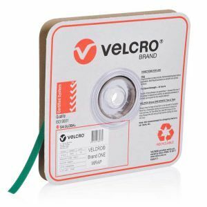 Velcro One-Wrap Continuous Green 12.5Mm X 22.8M Roll VEL176077 0