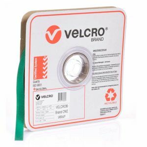 Velcro One-Wrap Continuous Green 19Mm X 22.8M Roll VEL176065 0