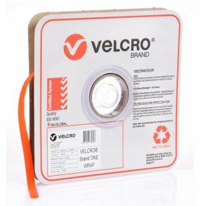 Velcro One-Wrap Continuous Orange 19Mm X 22.8M Roll VEL176067 0