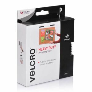Velcro Velcro Hook, Heavy Duty Black Stick On Tape 25Mm X 3M VEL25551 0