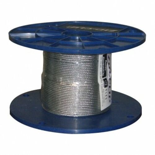 Zip-Clip Zip-Clip Cable 100M Reel 316 Stainless Steel 45Kg Swl ZIPR100S/SS 0